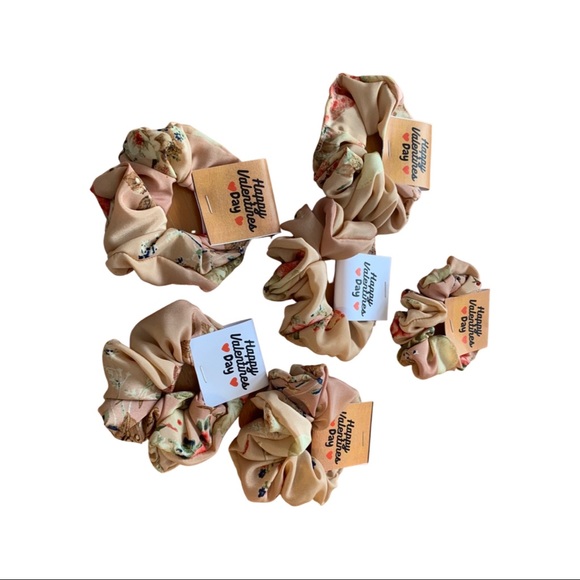 Rose Pink Scrunchies - Picture 5 of 6